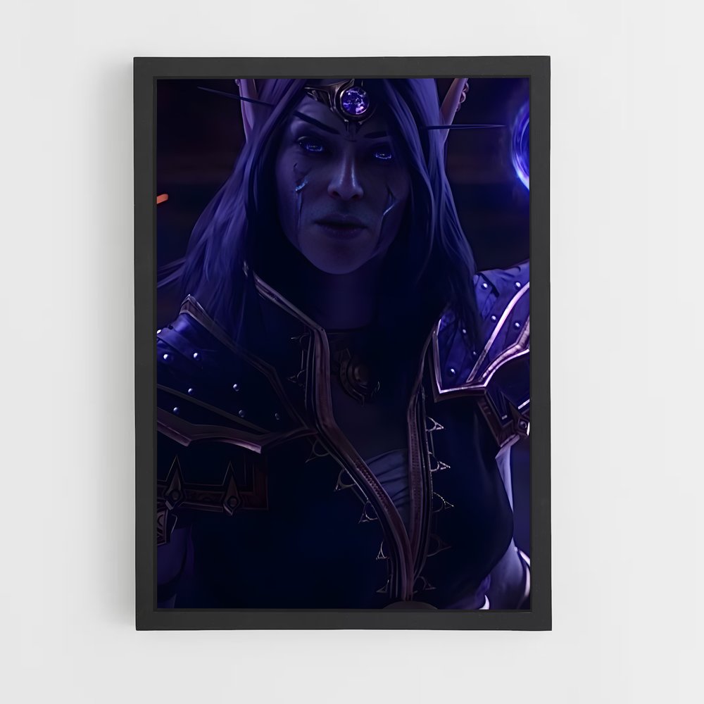 Poster L'Éclaireuse des Ombres – affiche World of Warcraft (vue 2)